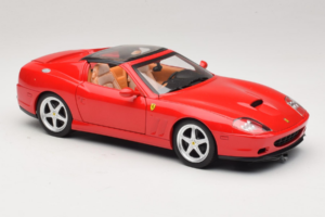 Ferrari 575M Superamerica Rød Hot Wheels 1:18 J2858 Metal — billede 6 af 8