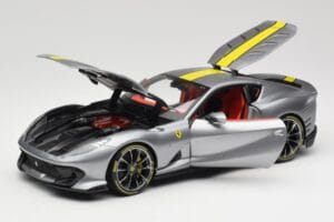 Ferrari 812 Competizione Grigio Coburn Bburago 1:18 18-01647 Metal — billede 2 af 8