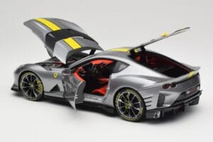 Ferrari 812 Competizione Grigio Coburn Bburago 1:18 18-01647 Metal — billede 5 af 8