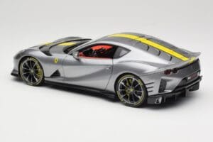 Ferrari 812 Competizione Grigio Coburn Bburago 1:18 18-01647 Metal — billede 7 af 8