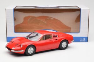 Ferrari Dino 246 GT Rød MCG 1:18 MCG18166 Metal — billede 6 af 6