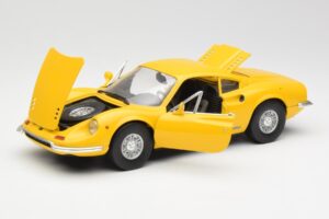Ferrari Dino 246 GT Gul Anson 1:18 30301W Metal — billede 2 af 8