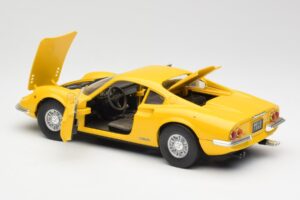 Ferrari Dino 246 GT Gul Anson 1:18 30301W Metal — billede 5 af 8