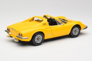 Ferrari Dino 246 GTS Gul Hot Wheels 1:18 23920 Metal — billede 3 af 8