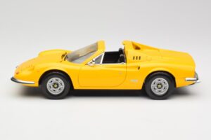 Ferrari Dino 246 GTS Gul Hot Wheels 1:18 23920 Metal — billede 4 af 8