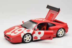 Ferrari F355 Berlinetta Rød med hvide hjul UT Models 1:18 180074020-P2 Metal — billede 2 af 8