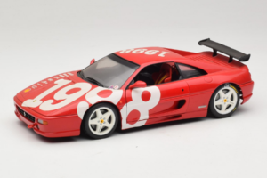 Ferrari F355 Berlinetta Rød med hvide hjul UT Models 1:18 180074020-P2 Metal