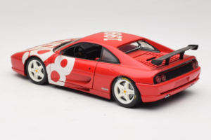 Ferrari F355 Berlinetta Rød med hvide hjul UT Models 1:18 180074020-P2 Metal — billede 7 af 8