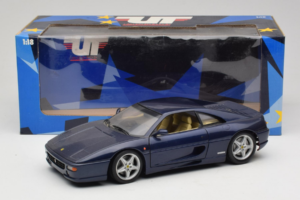 Ferrari F355 Berlinetta Blå Metallic UT Models 1:18 180074020-B1 Metal — billede 8 af 8