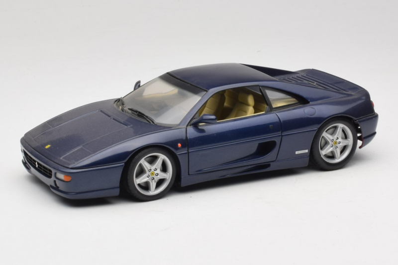 Ferrari F355 Berlinetta Blå Metallic UT Models 1:18 180074020-B1 Metal