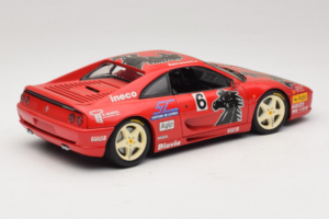 Ferrari F355 Berlinetta Diavia #6 Rød UT Models 1:18 180074020-P3 Metal — billede 3 af 8