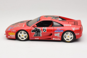 Ferrari F355 Berlinetta Diavia #6 Rød UT Models 1:18 180074020-P3 Metal — billede 4 af 8