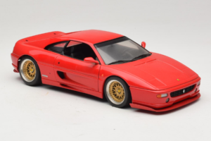 Ferrari F355 Berlinetta Rød Med Custom Guldfælge UT Models 1:18 180074020-P5 Metal — billede 6 af 8