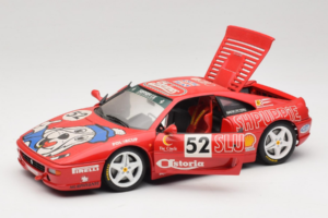 Ferrari F355 Berlinetta Slushuppie #52 M. Peters Rød UT Models 1:18 180074020-P4 Metal — billede 2 af 8