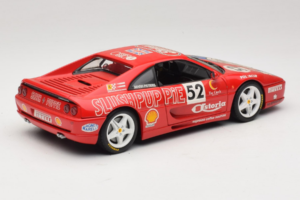 Ferrari F355 Berlinetta Slushuppie #52 M. Peters Rød UT Models 1:18 180074020-P4 Metal — billede 3 af 8