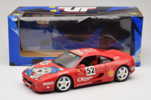 Ferrari F355 Berlinetta Slushuppie #52 M. Peters Rød UT Models 1:18 180074020-P4 Metal — billede 8 af 8