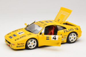 Ferrari F355 Coupe Films 18 #4 Reoloffs / Ansembourg Gul UT Models 1:18 180074021-Y1 Metal — billede 2 af 8