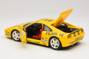 Ferrari F355 Coupe Films 18 #4 Reoloffs / Ansembourg Gul UT Models 1:18 180074021-Y1 Metal — billede 5 af 8
