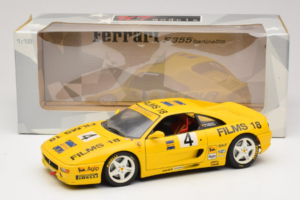 Ferrari F355 Coupe Films 18 #4 Reoloffs / Ansembourg Gul UT Models 1:18 180074021-Y1 Metal — billede 8 af 8