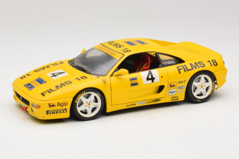 Ferrari F355 Coupe Films 18 #4 Reoloffs / Ansembourg Gul UT Models 1:18 180074021-Y1 Metal