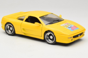Ferrari F355 Racing Gul Faszination Modelbau Begrænset Udgave Solido 1:18 9009 Metal — billede 5 af 7