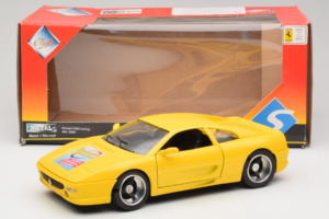 Ferrari F355 Racing Gul Faszination Modelbau Begrænset Udgave Solido 1:18 9009 Metal — billede 7 af 7