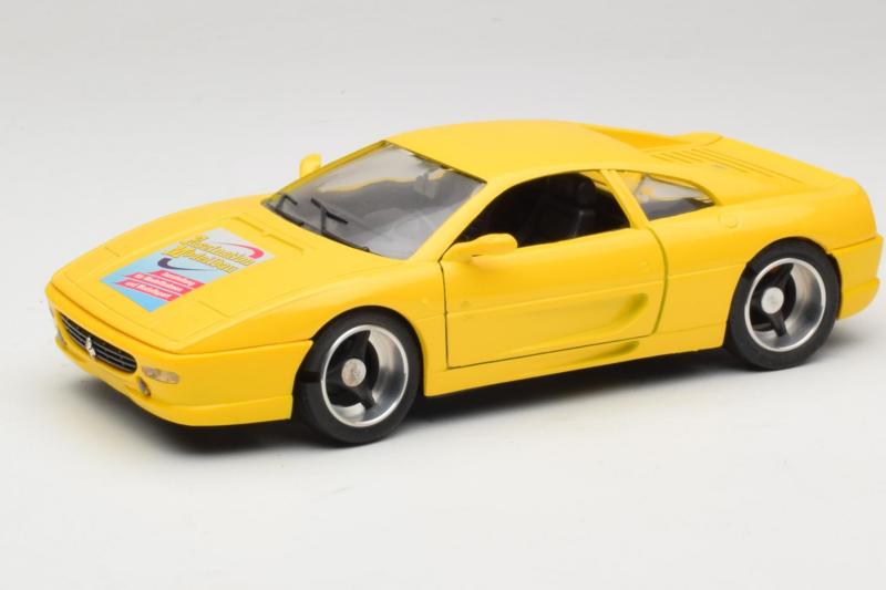 Ferrari F355 Racing Gul Faszination Modelbau Begrænset Udgave Solido 1:18 9009 Metal
