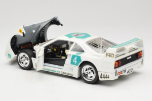 Ferrari F40 4444 Tage Garanta #4 Hvid Bburago 1:18 3332-W5 Metal — billede 5 af 8