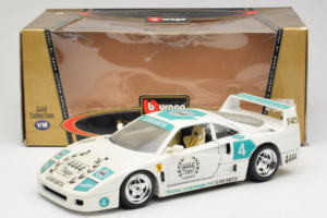 Ferrari F40 4444 Tage Garanta #4 Hvid Bburago 1:18 3332-W5 Metal — billede 8 af 8