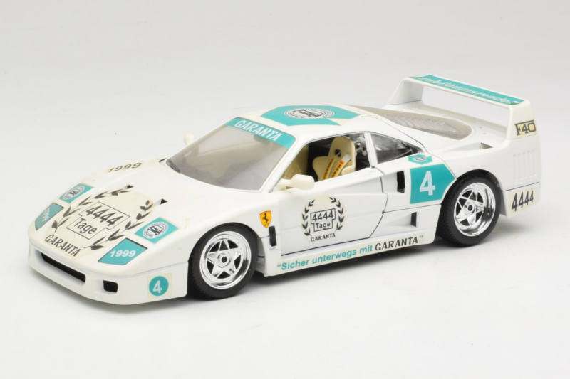 Ferrari F40 4444 Tage Garanta #4 Hvid Bburago 1:18 3332-W5 Metal