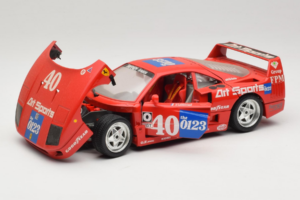 Ferrari F40 #40 J-P. Jabouille / O. Grouillard Art Sports 1987 Bburago 1:18 3332-A1 Metal — billede 2 af 8