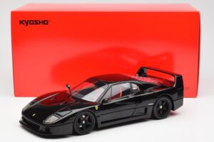 Ferrari F40 Sort Kyosho 1:18 08416BK Metal — billede 10 af 10