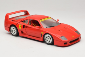 Ferrari F40 Club Deutschland Rød Bburago 1:18 3032-L3 Metal — billede 6 af 8