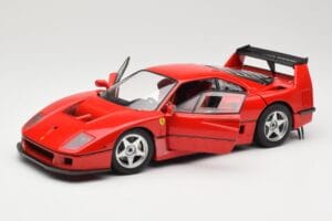 Ferrari F40 Competizione Test Version Rød Hot Wheels 1:18 P9922 Metal — billede 2 af 8