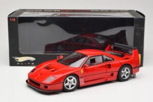 Ferrari F40 Competizione Test Version Rød Hot Wheels 1:18 P9922 Metal — billede 8 af 8