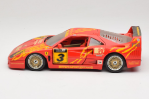 Ferrari F40 Evoluzione #3 Brummel Rød 1987 Bburago 1:18 3022-P2 Metal — billede 4 af 8