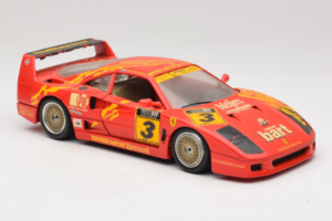 Ferrari F40 Evoluzione #3 Brummel Rød 1987 Bburago 1:18 3022-P2 Metal — billede 6 af 8