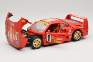 Ferrari F40 Evoluzione #1 Pirelli Rød 1992 Bburago 1:18 3042-P1 Metal — billede 2 af 8