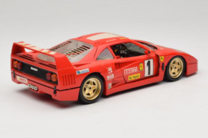 Ferrari F40 Evoluzione #1 Pirelli Rød 1992 Bburago 1:18 3042-P1 Metal — billede 3 af 8