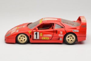 Ferrari F40 Evoluzione #1 Pirelli Rød 1992 Bburago 1:18 3042-P1 Metal — billede 4 af 8