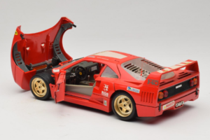 Ferrari F40 Evoluzione #1 Pirelli Rød 1992 Bburago 1:18 3042-P1 Metal — billede 5 af 8