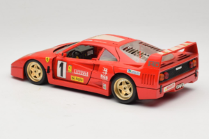 Ferrari F40 Evoluzione #1 Pirelli Rød 1992 Bburago 1:18 3042-P1 Metal — billede 7 af 8