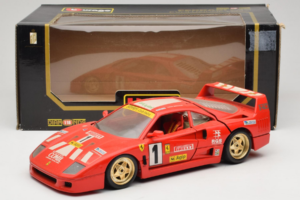 Ferrari F40 Evoluzione #1 Pirelli Rød 1992 Bburago 1:18 3042-P1 Metal — billede 8 af 8