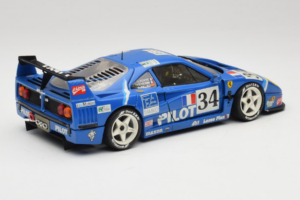 Ferrari F40 Evoluzione #34 Blå Custom 1987 Bburago 1:18 3032-C1 Metal — billede 3 af 8