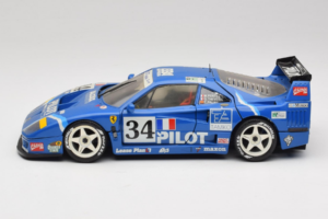 Ferrari F40 Evoluzione #34 Blå Custom 1987 Bburago 1:18 3032-C1 Metal — billede 4 af 8