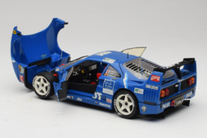 Ferrari F40 Evoluzione #34 Blå Custom 1987 Bburago 1:18 3032-C1 Metal — billede 5 af 8