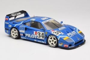 Ferrari F40 Evoluzione #34 Blå Custom 1987 Bburago 1:18 3032-C1 Metal — billede 6 af 8