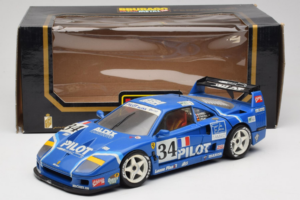 Ferrari F40 Evoluzione #34 Blå Custom 1987 Bburago 1:18 3032-C1 Metal — billede 8 af 8