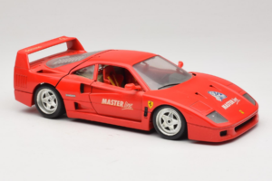 Ferrari F40 Evoluzione Rød Master Line Bburago 1:18 3042-M1 Metal — billede 6 af 8