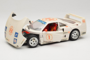 Ferrari F40 #1 Expert Hvid 1987 Bburago 1:18 3332-W2 Metal — billede 2 af 8